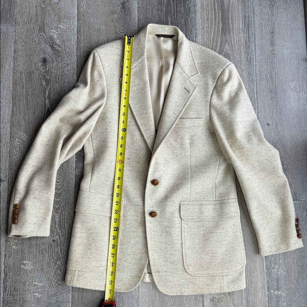 Classic Tan Men's Blazer 100% pure wool